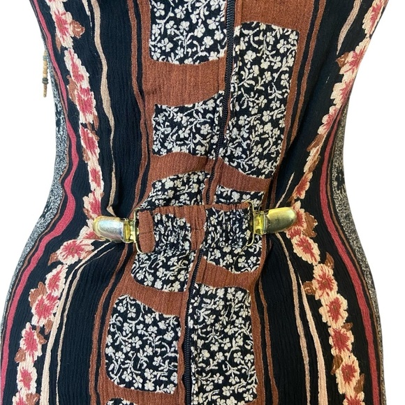 Vintage Timing Sleeveless Long Maxi Dress Medium - Picture 13 of 16